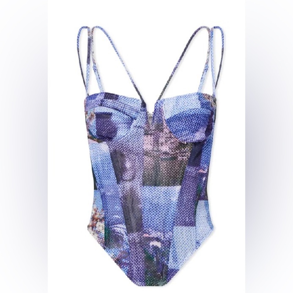 MIAOU Aphex Memoirs Printed Corset